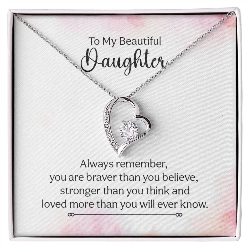 Forever Love Necklace - Best Necklace Gift For Daughter